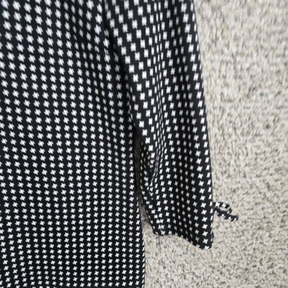 Talbots Top Womens SP Petite Small Black Knit Scoop Neck Blouse Casual Ladies - Picture 2 of 7